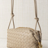 Bolso Mini Trenzado Beige