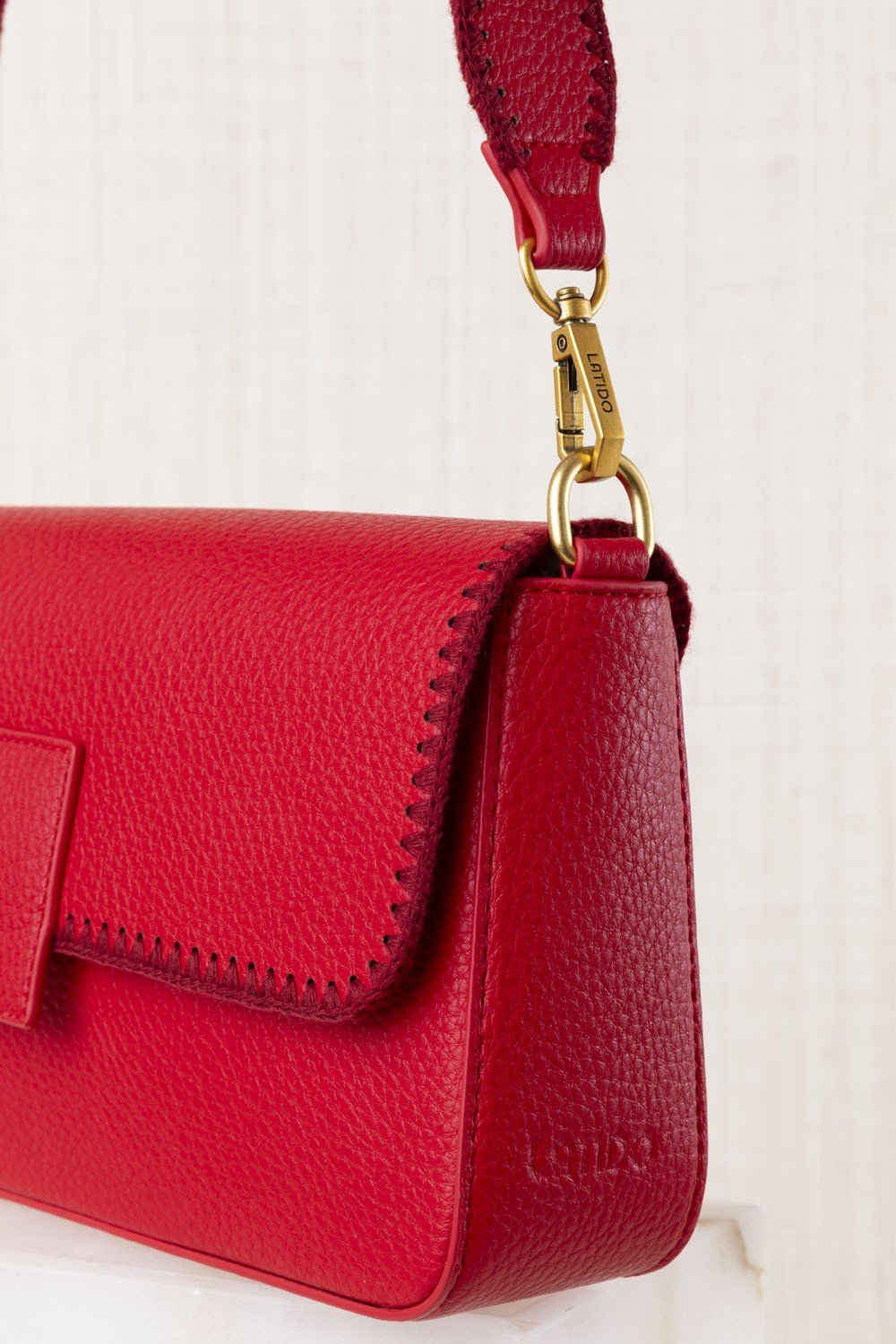 Bolso Mini Solapa Rojo