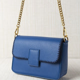 Bolso Mini Solapa Azul
