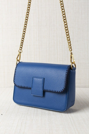 Bolso Mini Solapa Azul