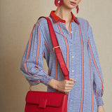 Bolso Midi Solapa Rojo