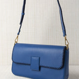 Bolso Midi Solapa Azul