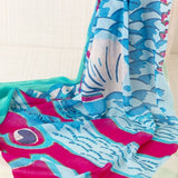 Printed Green Fish Scarf