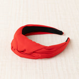 Diadema Lisa Nudo Rojo