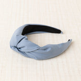 Diadema Lisa Nudo Gris