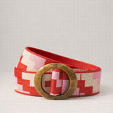 Fuchsia Cube Border Belt