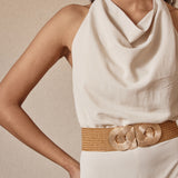 Beige Figure-Eight Belt