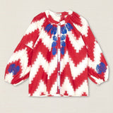 Blusa Bordada ZizZag Rojo