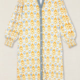 Vestido Kurta Amebas Amarillo