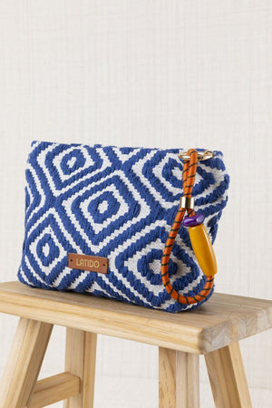 Cartera de Mano Azul