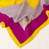 Fular Maxi Geometrías Amarillo