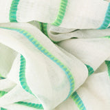 Green Striped Scarf