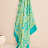 Mandalas Scarf Acid Tones Green