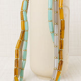 Collar Largo Tubular Camel