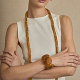 Collar Largo Tubular Camel