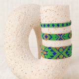 Pulsera Maya en Resina Verde