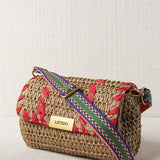 Bolso Rafia Mini Rojo