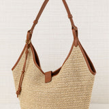 Bolso Shopper Rafia Camel