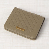 Cartera Monedero Trenzado Verde