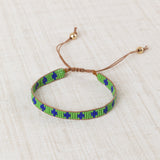 Pulsera Maya en Resina Verde