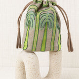 Bolso Saca Palmeras Verde