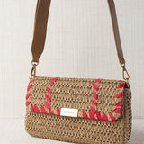 Bolso Rafia Midi Rojo