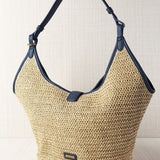 Bolso Shopper Rafia Azul