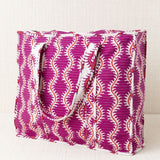 Bolsa Grande Ondas Fucsia