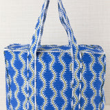 Bolsa Grande Ondas Azul