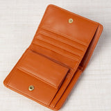 Cartera Monedero Plisado Naranja