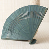 Die-cut Blue Fan