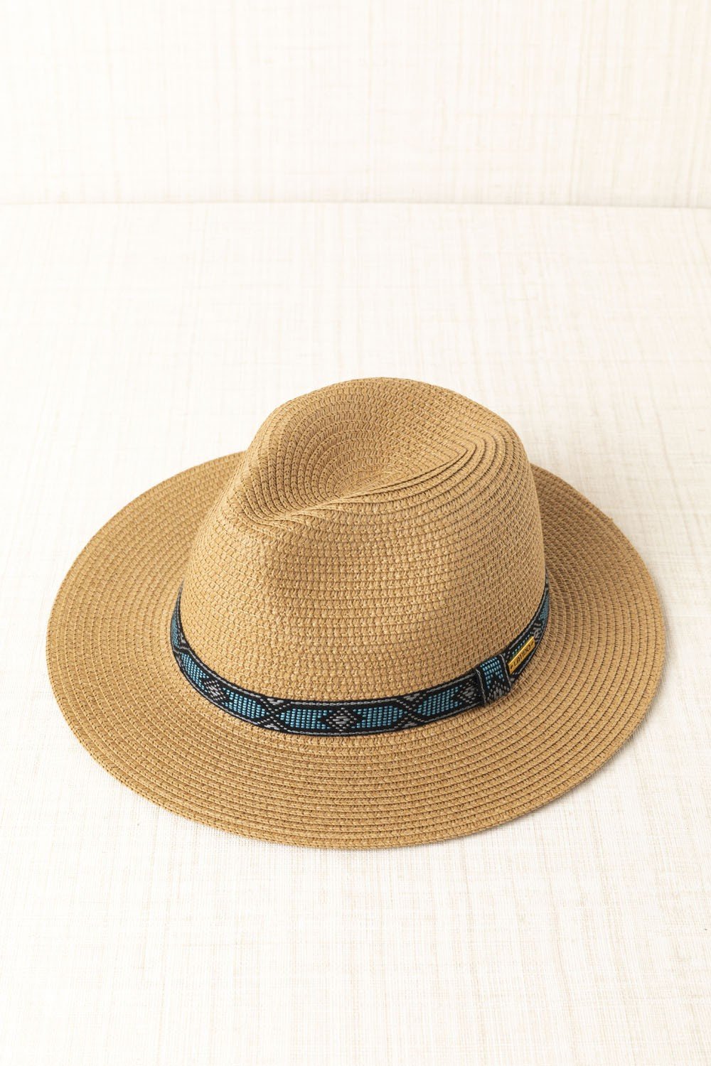 Sombrero Cinta Geométrica Azul