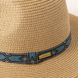 Sombrero Cinta Geométrica Azul