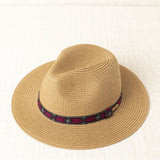 Sombrero Cinta Geométrica Fucsia