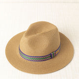 Sombrero Cinta Étnica Rojo