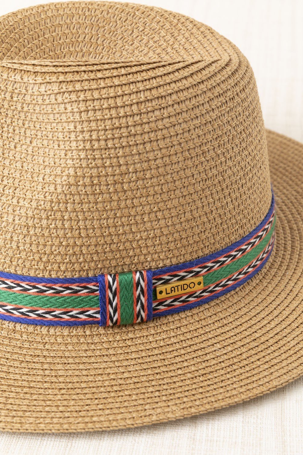 Sombrero Cinta Étnica Rojo