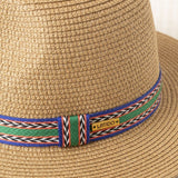 Sombrero Cinta Étnica Rojo