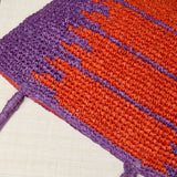 Bolso Capazo Rafia Morado
