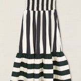 Conjunto Top-Falda con Bordado Verde