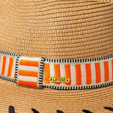 Sombrero Cinta Tejida Rojo