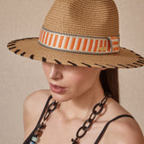 Sombrero Cinta Tejida Rojo