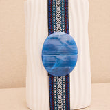 Cinturón Elástico Cenefa Azul