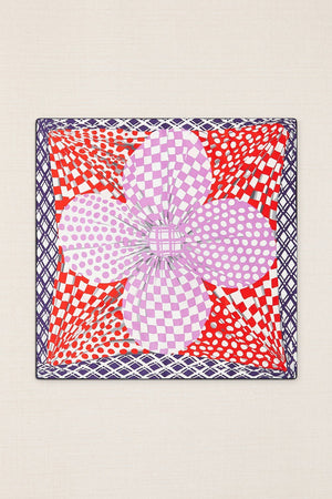 Pañuelo Gran Flor Rojo