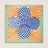 Pañuelo Gran Flor Azul