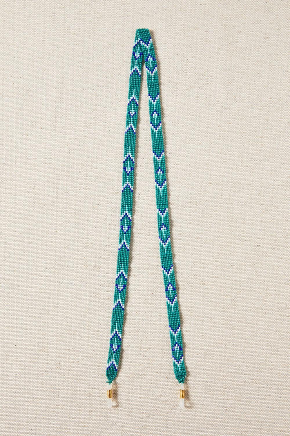 Cuelga Gafas Étnico Turquesa