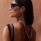Long Necklace Orange Coral Resins