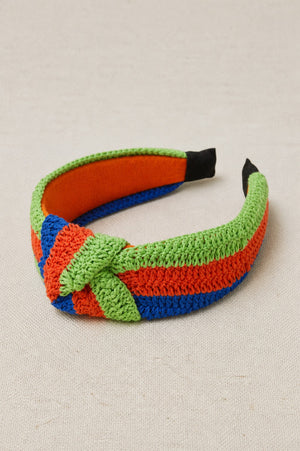 Orange Crochet Headband