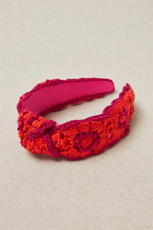 Fuchsia Crochet Headband