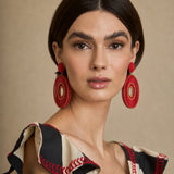 Red Thread Earrings