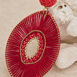 Red Thread Earrings